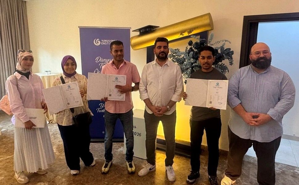 Libya'daki Yunus Emre Enstitüsü Türkçe kurslarında ilk mezuniyet heyecanı