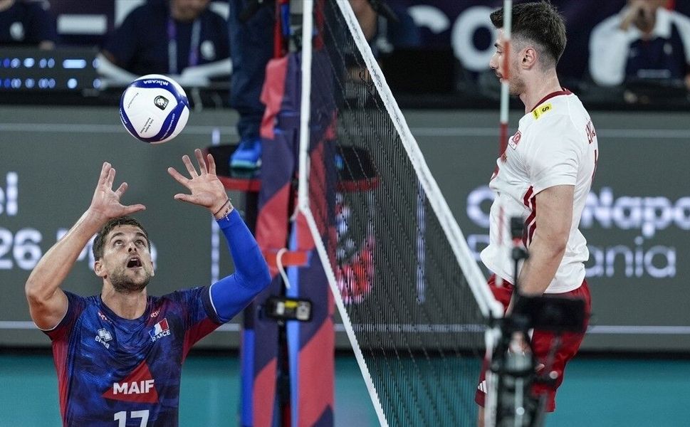 A Milli Erkek Voleybol Takımı, Fransa'ya 3-0 mağlup oldu