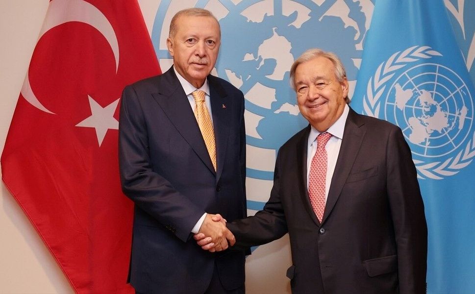 Cumhurbaşkanı Erdoğan, BM Genel Sekreteri Guterres ile görüştü