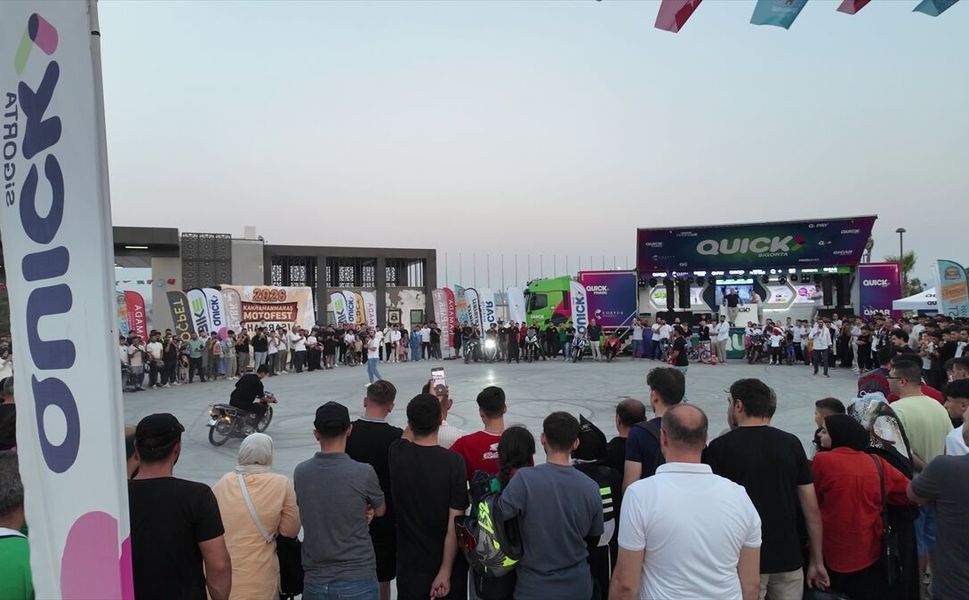 Quick Sigorta'nın motofest maratonunun finali Kahramanmaraş'ta yapıldı