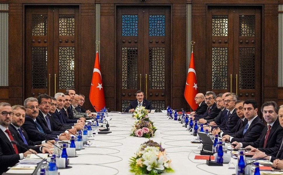 Ekonomi Koordinasyon Kurulu, Cumhurbaşkanı Yardımcısı Yılmaz başkanlığında toplandı
