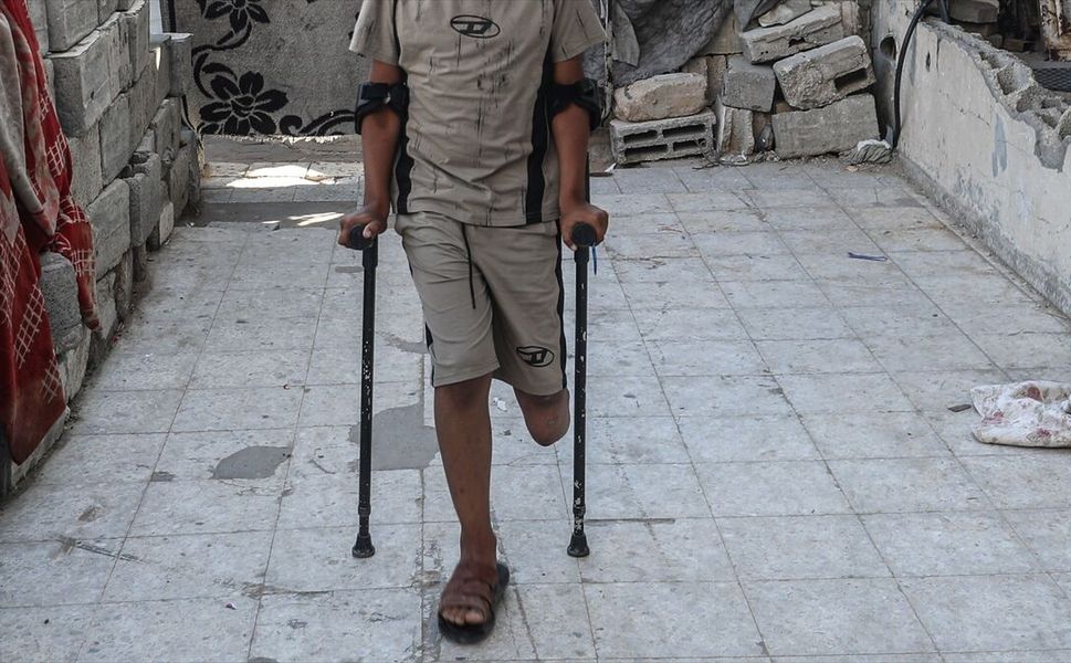 Euro-Med: Gazze'de 3 yıllık soykırımda 10 binden fazla çocuk uzuv kaybı yaşadı