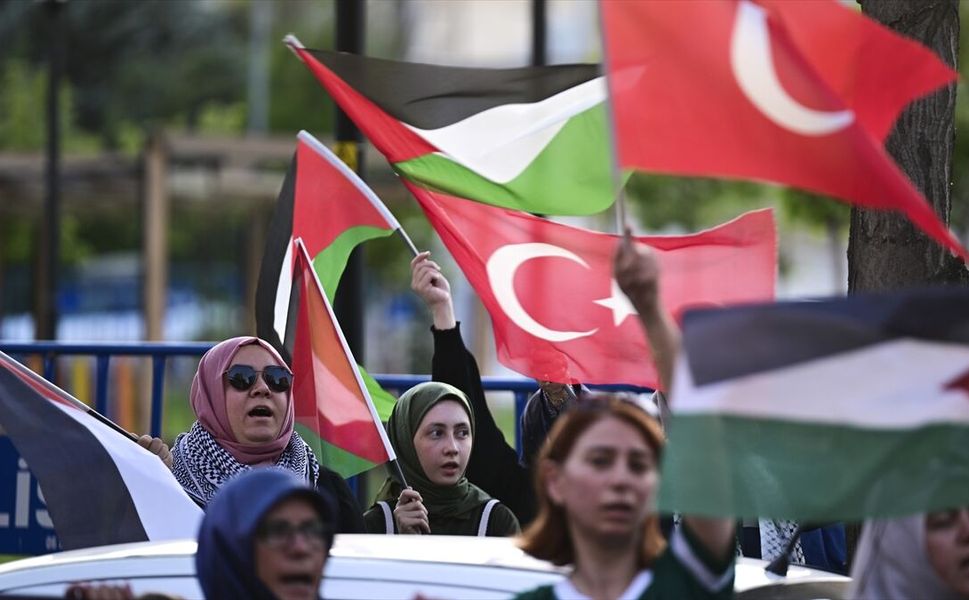 Filistin'e Destek Platformundan Gazze'de ölen çocuklara dikkati çekmek için program