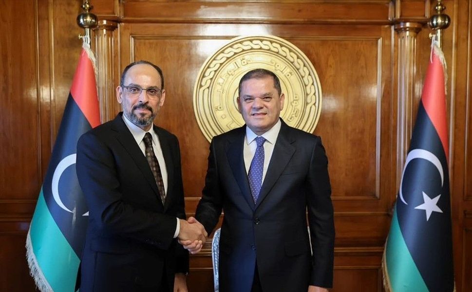 MİT Başkanı Kalın, Libya Ulusal Birlik Hükümeti Başbakanı Dibeybe ile görüştü