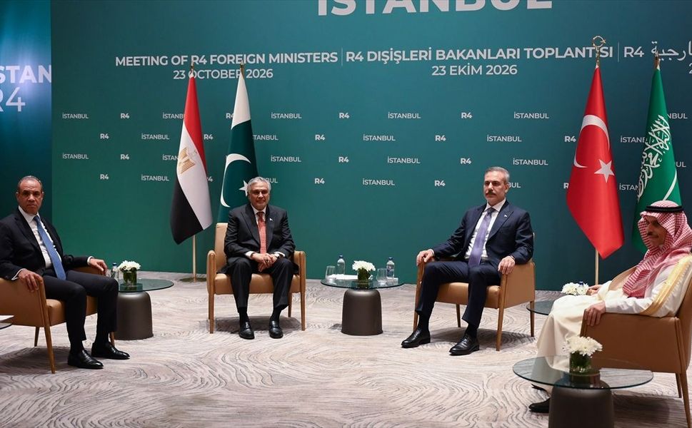 R4 ile Almanya, İngiltere, Fransa ve İtalya Dışişleri Bakanları Toplantısı ortak basın açıklaması yayımlandı