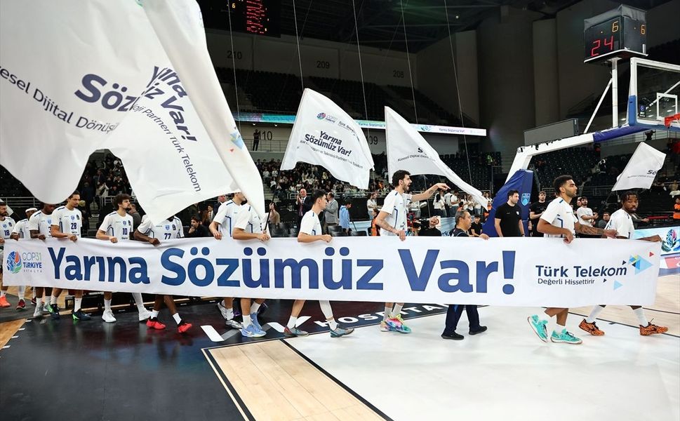 Türk Telekom COP31 mesajını Avrupa basketbol sahnesine taşıdı