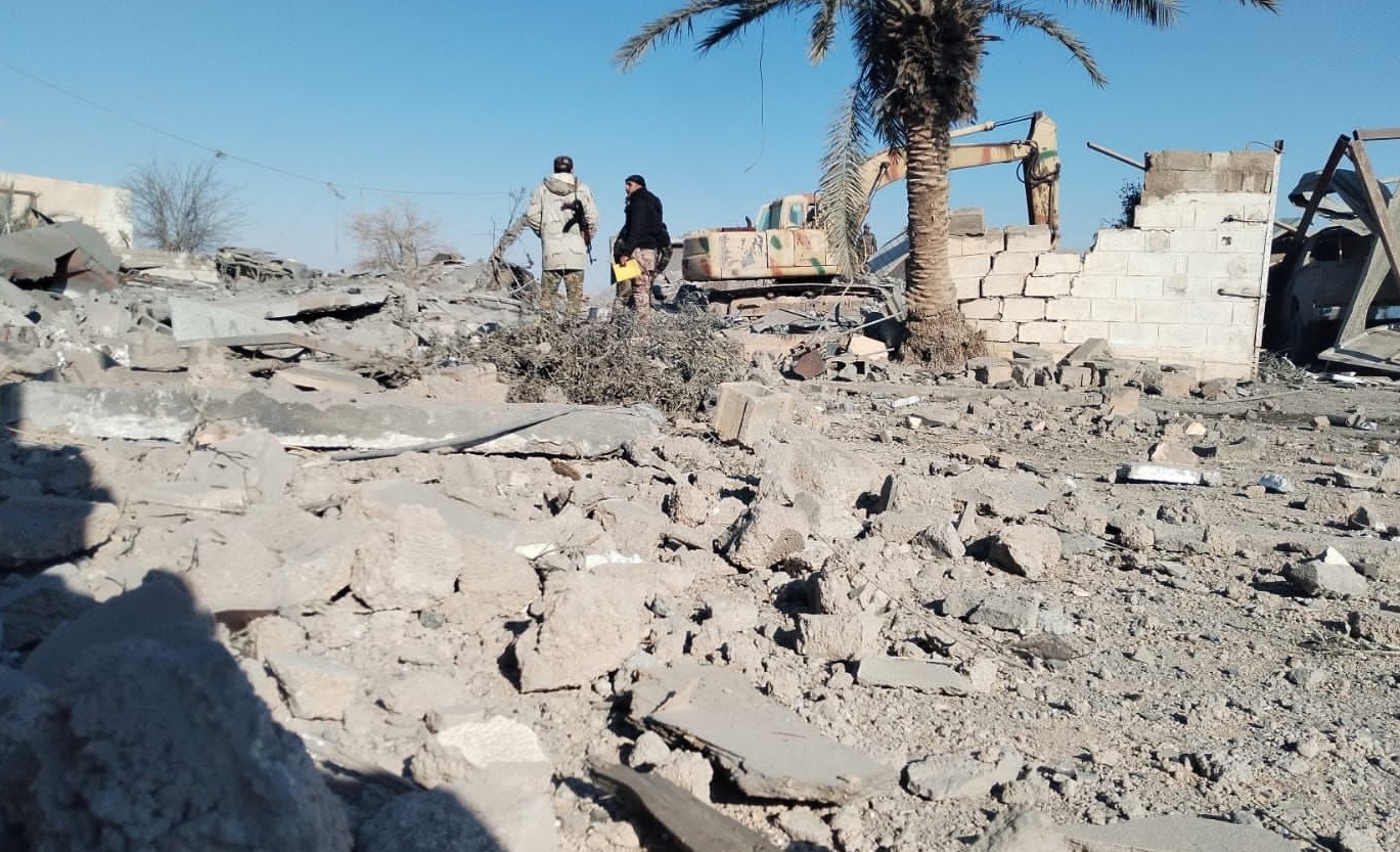 ABD savaş uçakları Irak'taki Haşdi Şabi'ye ait binayı vurdu