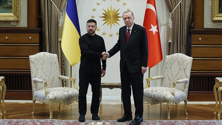 Zelenskiy, Cumhurbaşkanı Erdoğan ile görüşmek üzere Ankara’ya geldi