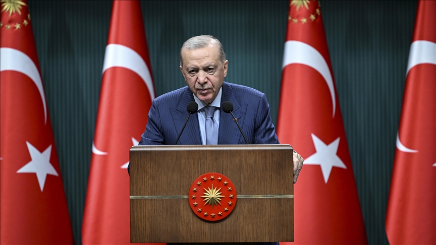 Cumhurbaşkanı Erdoğan, Kabine Toplantısı'nın ardından millete seslendi.
