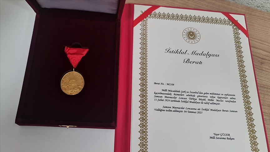 Samsun'a, İstiklal Madalyası takdim edilecek