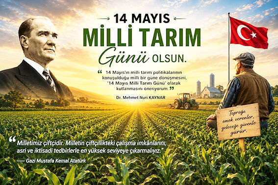 14 Mayis Mi̇lli̇ Tarim Günü Olsun.