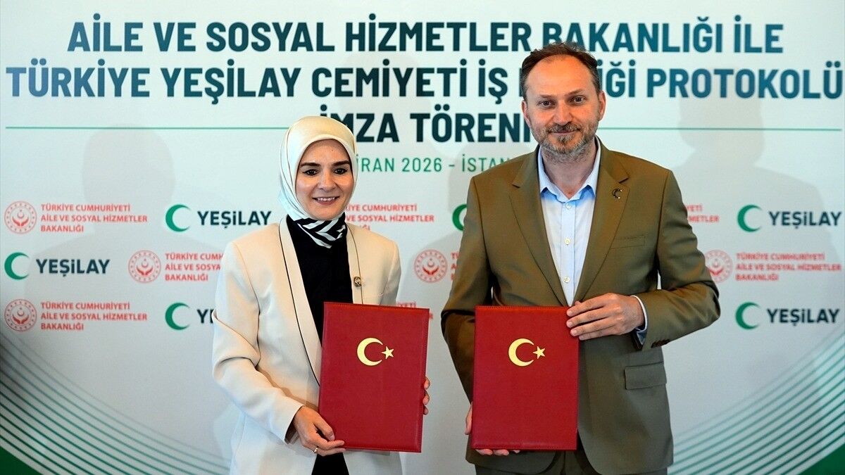 Aile ve Sosyal Hizmetler Bakanlığı ile Yeşilaydan bağımlılıkla mücadele protokolü