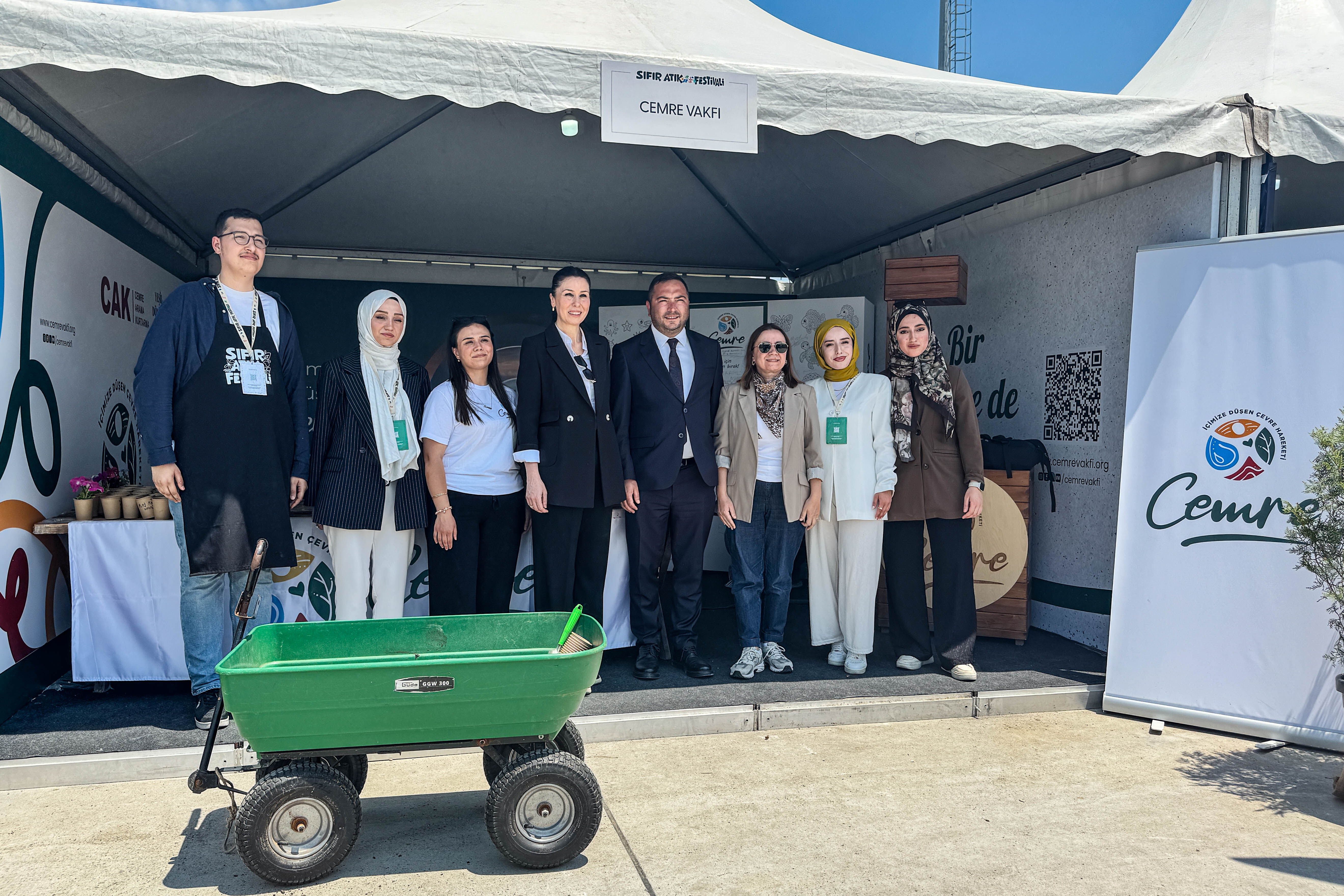 Cemre Vakfı, Sıfır Atık Festivali'nde çocuklar ve gençlerle buluştu