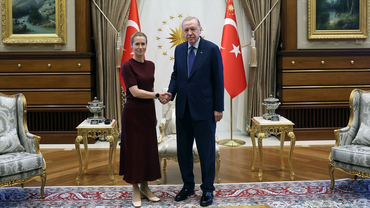 Cumhurbaşkanı Erdoğan, AB Yüksek Temsilcisi Kallas'ı kabul etti