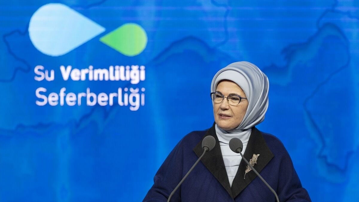 Emine Erdoğan'dan 'Su Verimliliği Seferberliği' paylaşımı