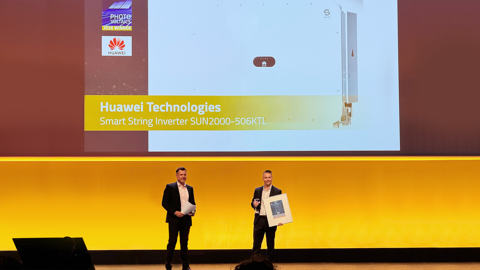 Huawei'nin yeni invertörüne Intersolar Europe'tan ödül