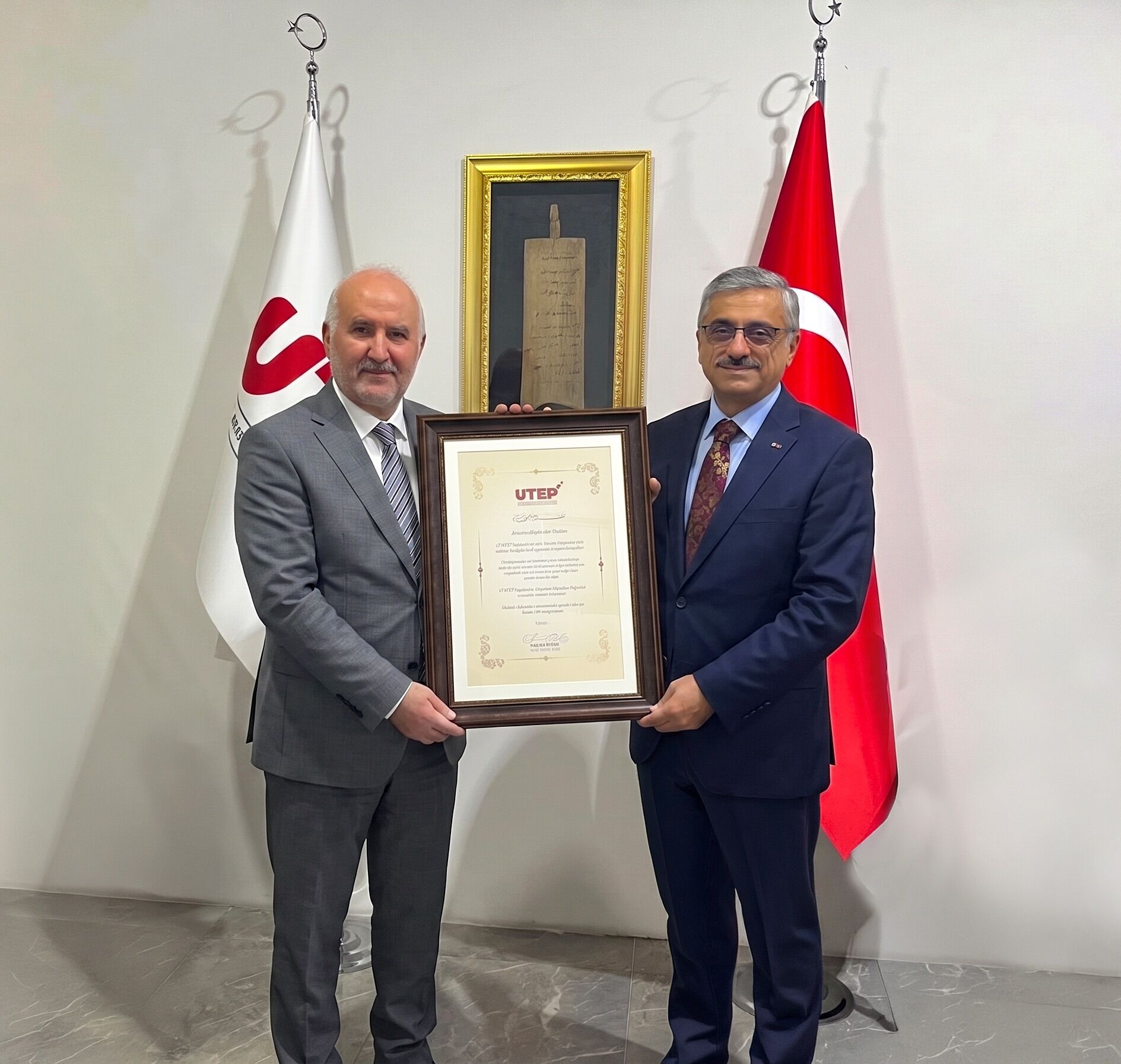 UTEP Başkanı Bektaş ile Gülaçar bir araya geldi