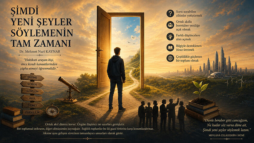 Şimdi Yeni Şeyler Söylemenin Tam Zamanı