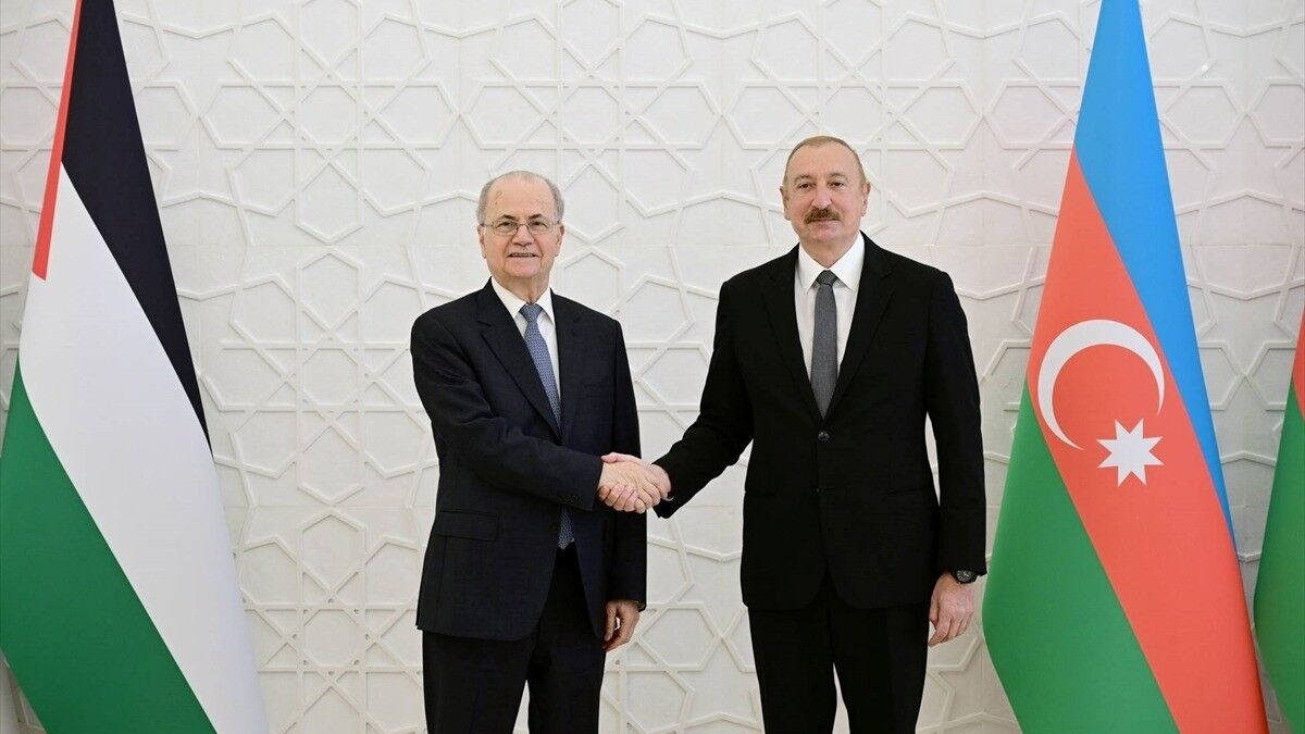 Azerbaycan Cumhurbaşkanı Aliyev, Filistin Başbakanı Mustafa'yı kabul etti