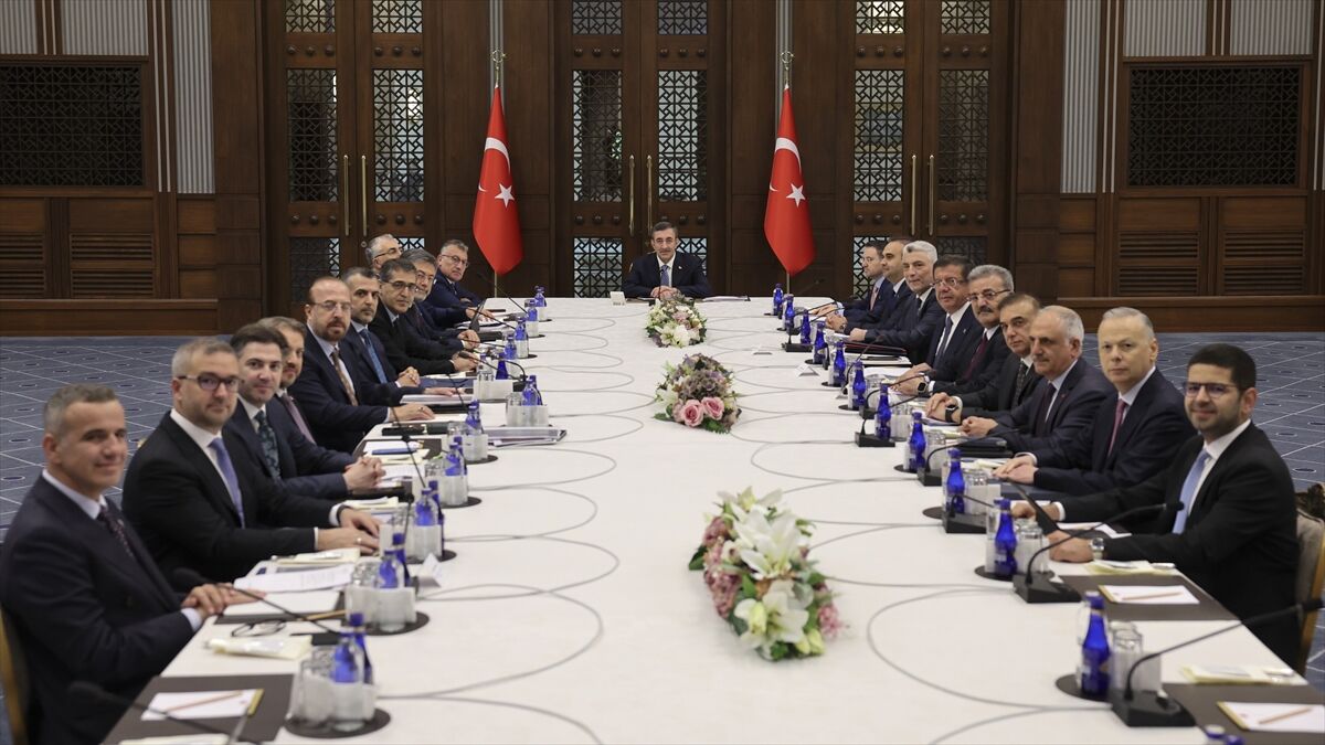 Ekonomi Koordinasyon Kurulu, Cumhurbaşkanı Yardımcısı Yılmaz başkanlığında toplandı
