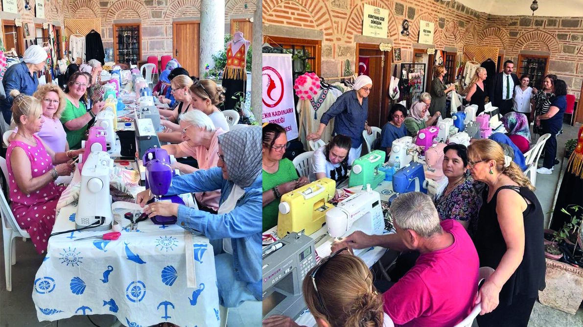 Kadınlar hem üretti hem sosyalleşti