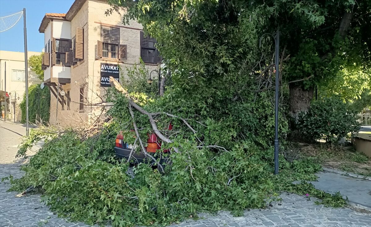 Mersin'de kuvvetli rüzgar etkili oluyor
