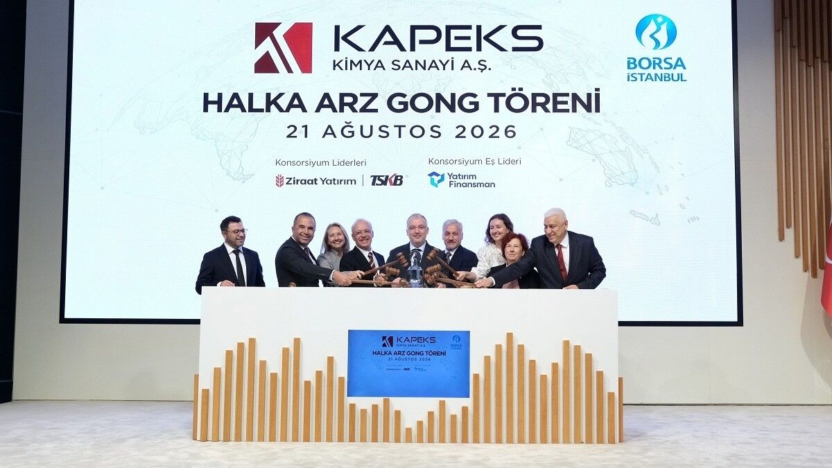 Borsa İstanbul'da gong Kapeks Kimya Sanayi AŞ için çaldı