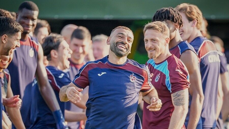 Muhammed Salah Trabzonspor'da ilk antrenmanına çıktı
