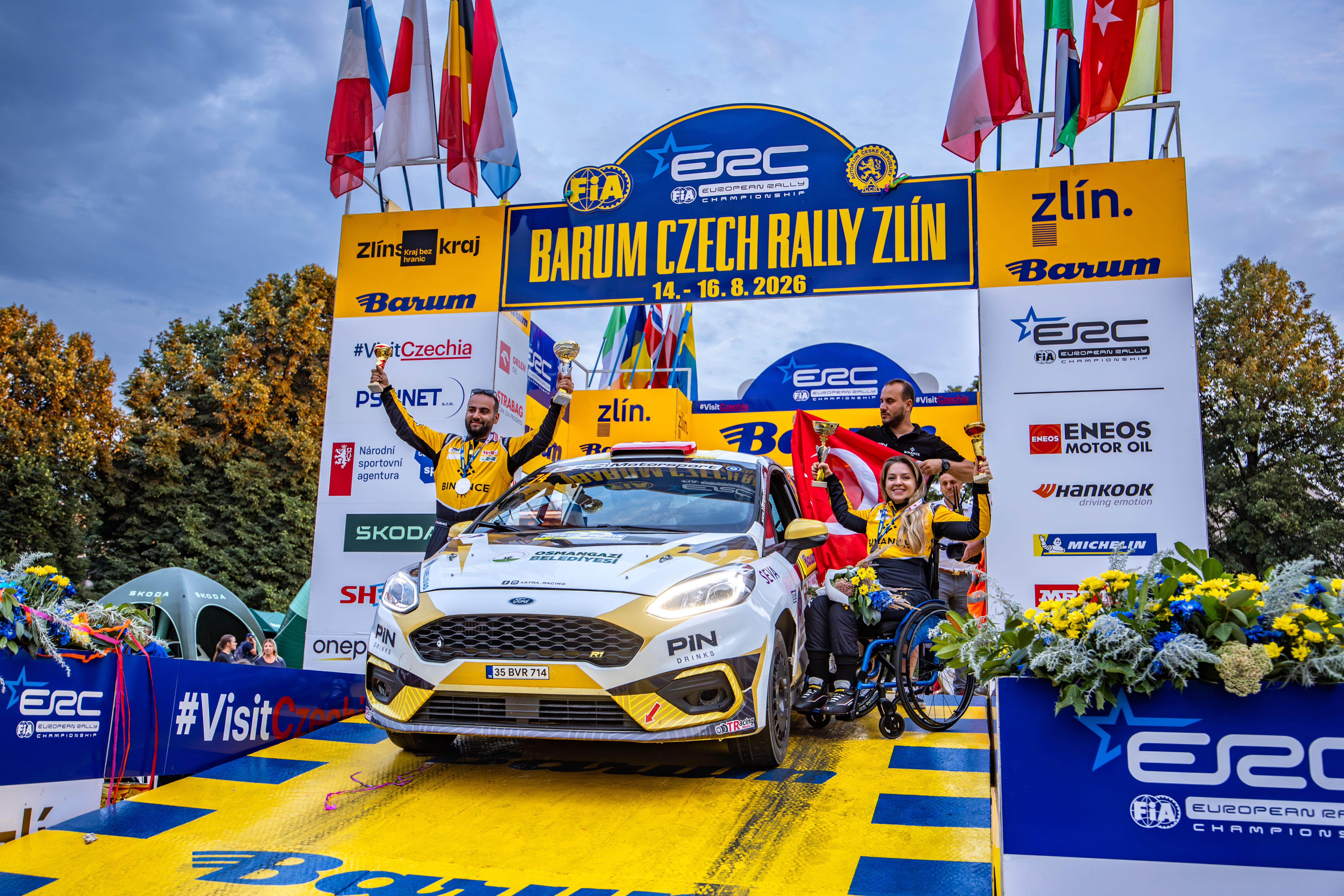 Team Binance TR Sporcusu Kübra Denizci Keskin, Barum'da Rally5 sınıfının birincisi oldu