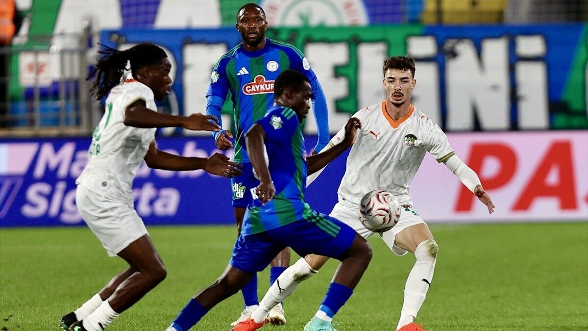 Alanyaspor deplasmanda Çaykur Rizespor'u yendi