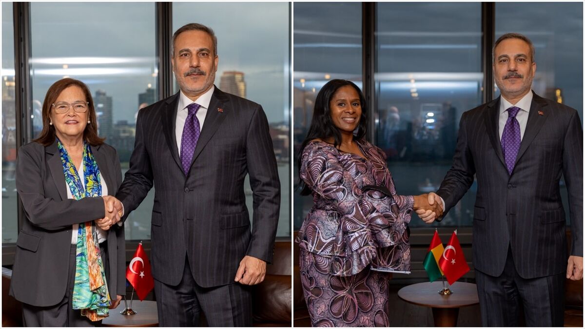 Bakan Fidan Venezuelalı, El Salvadorlu ve Gine Bissaulu mevkidaşlarıyla New York'ta görüştü