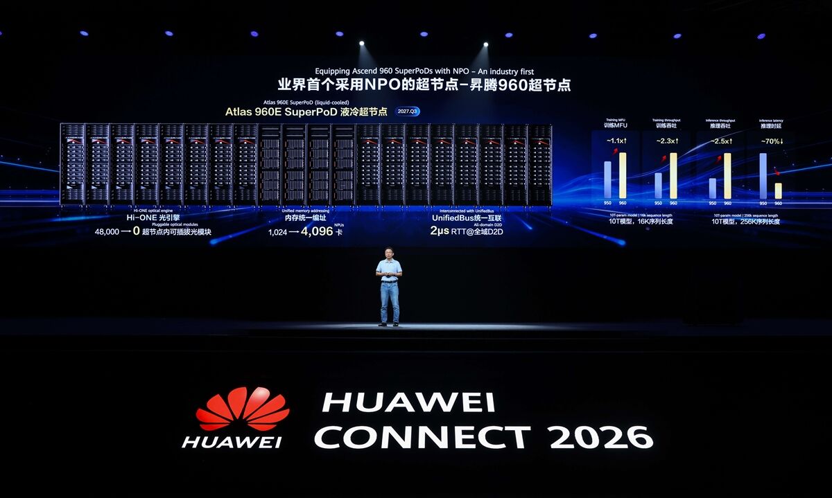 Huawei NPO tabanlı Atlas 960E SuperPoD'u tanıttı