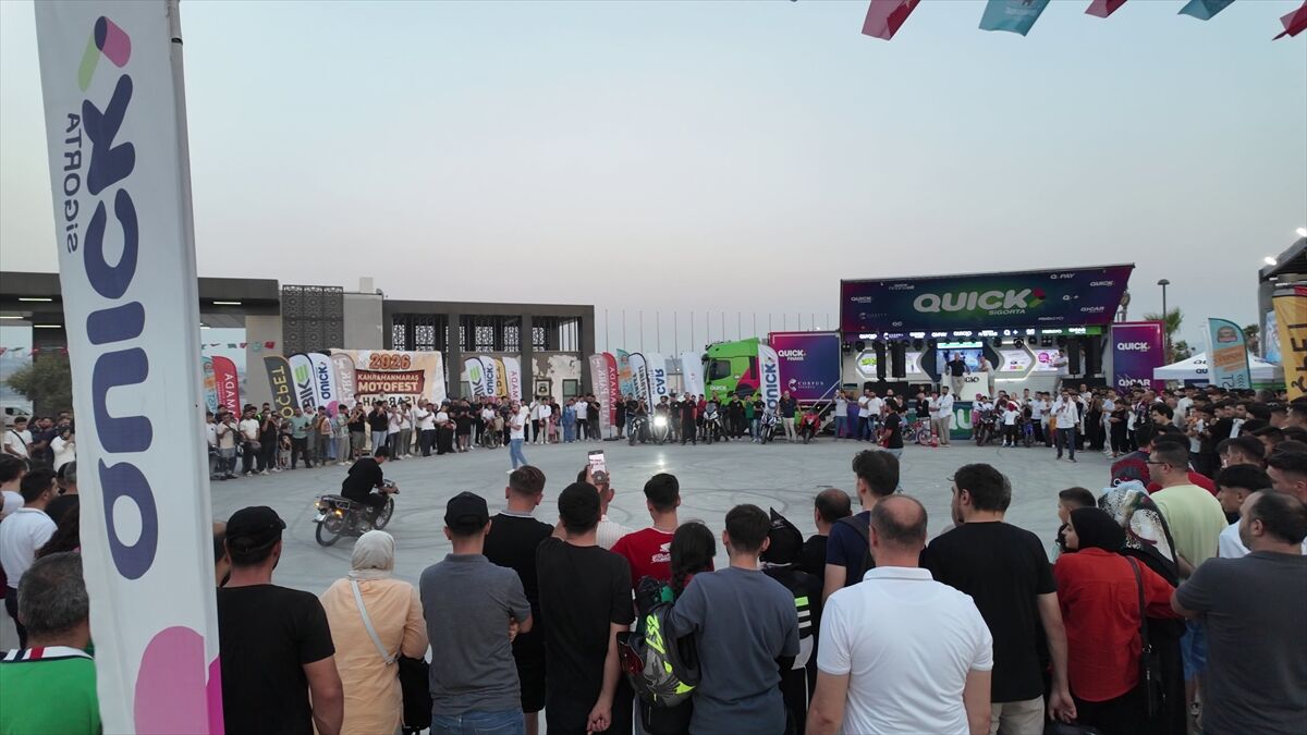 Quick Sigorta'nın motofest maratonunun finali Kahramanmaraş'ta yapıldı