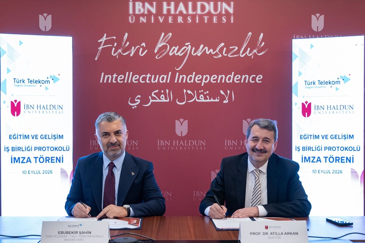Türk Telekom ve İbn Haldun Üniversitesinden Eğitim İş Birliği Protokolü