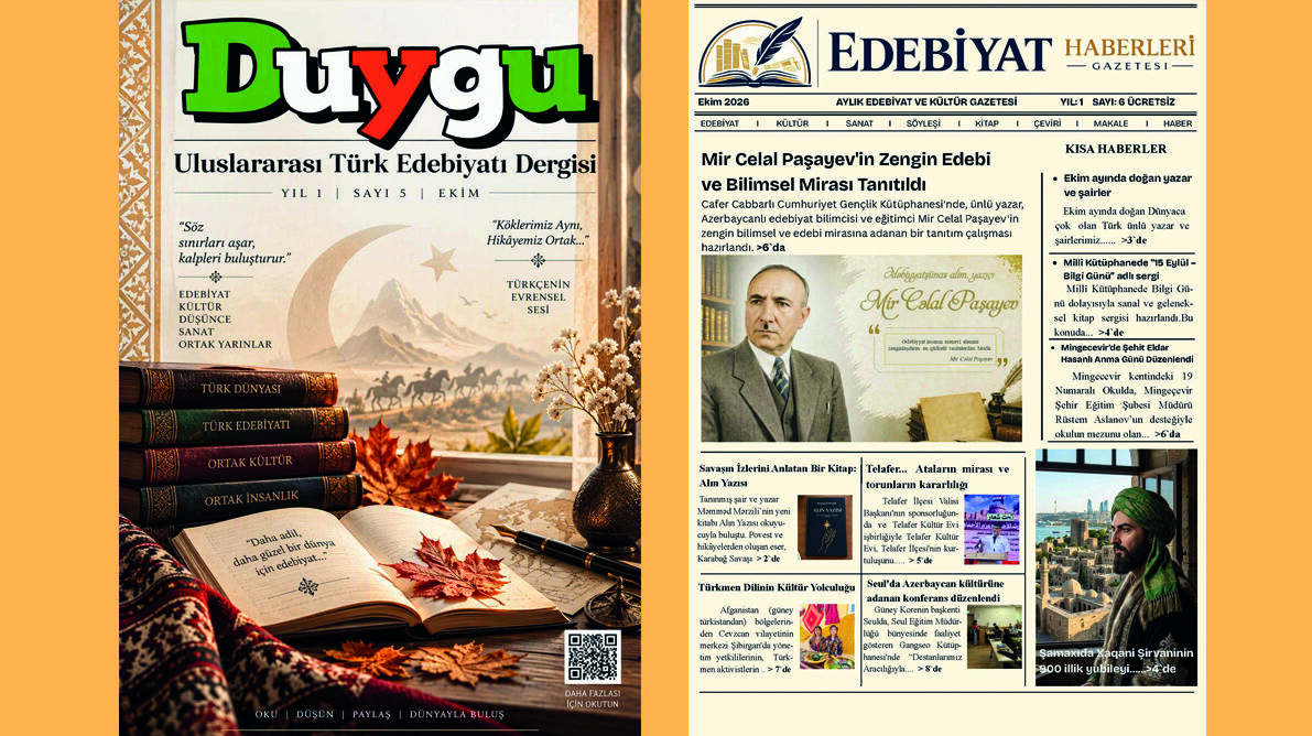 “Duygu” Uluslararası Türk Edebiyatı Dergisi’nin 5. sayısı çıktı