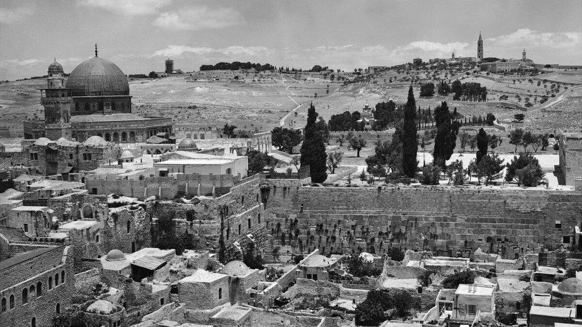 İşgalin silemediği görsel panorama 'Kudüs'ün Hafızası' Anadolu Ajansı Arşivi'nde