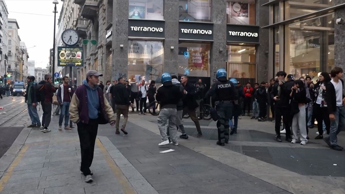 Milano'da devam eden şiddet olaylarında 160 kişi gözaltına alındı