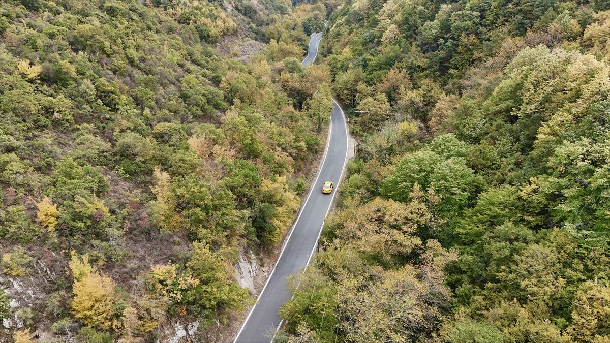 Tekirdağ'da ormanlarda sonbahar renkleri görülmeye başladı