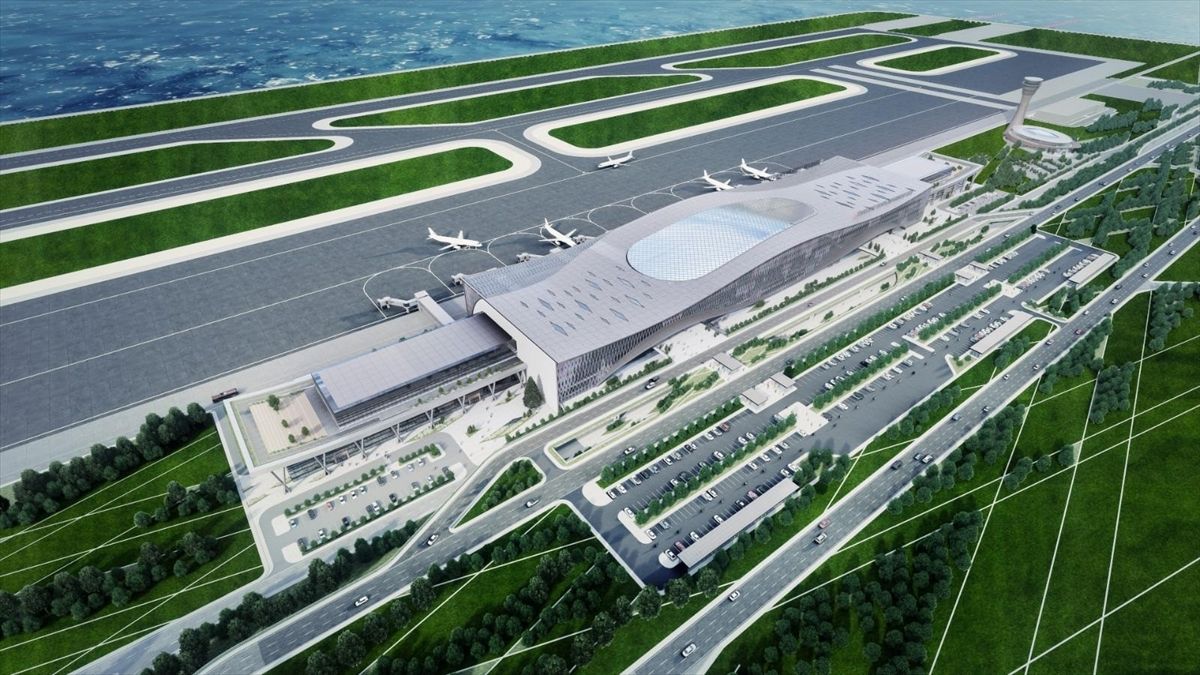Trabzon Yeni Havalimanı Projesi'nde şantiye çalışmaları başladı