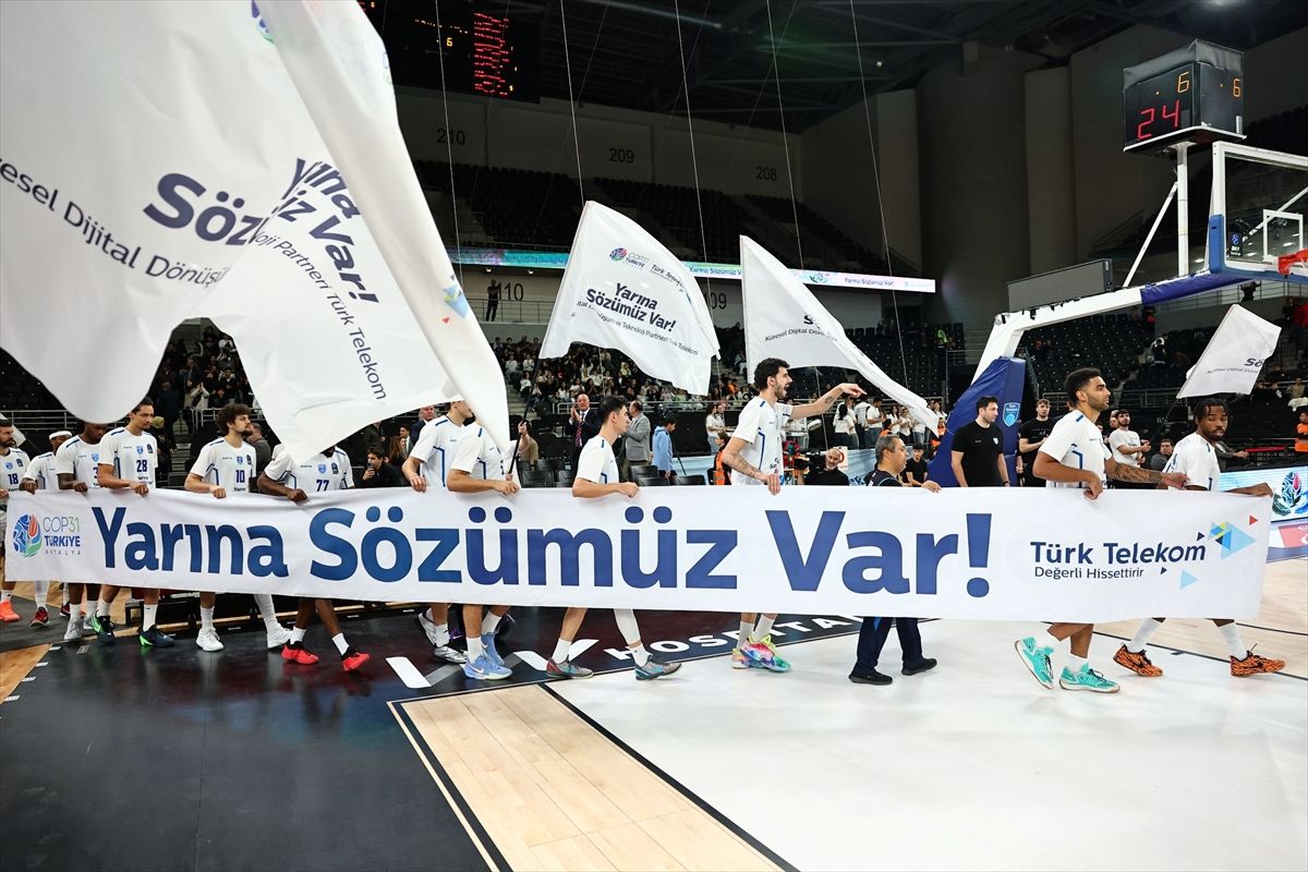Türk Telekom COP31 mesajını Avrupa basketbol sahnesine taşıdı